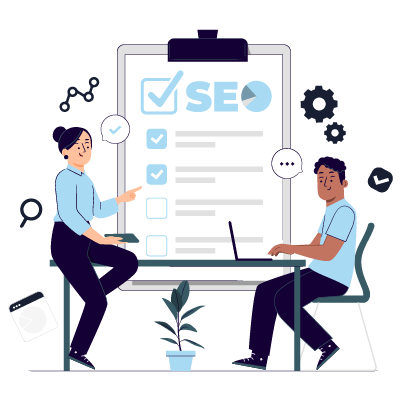ilustração seo ilustração seo